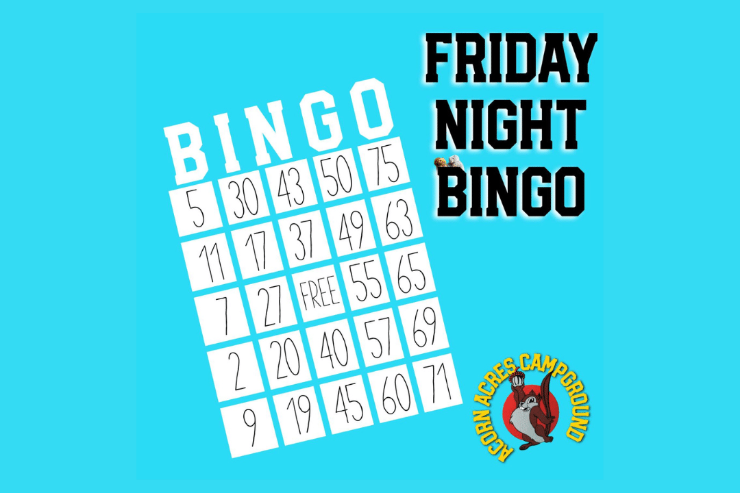 Friday Night Bingo at Acorn Acres Campground CT