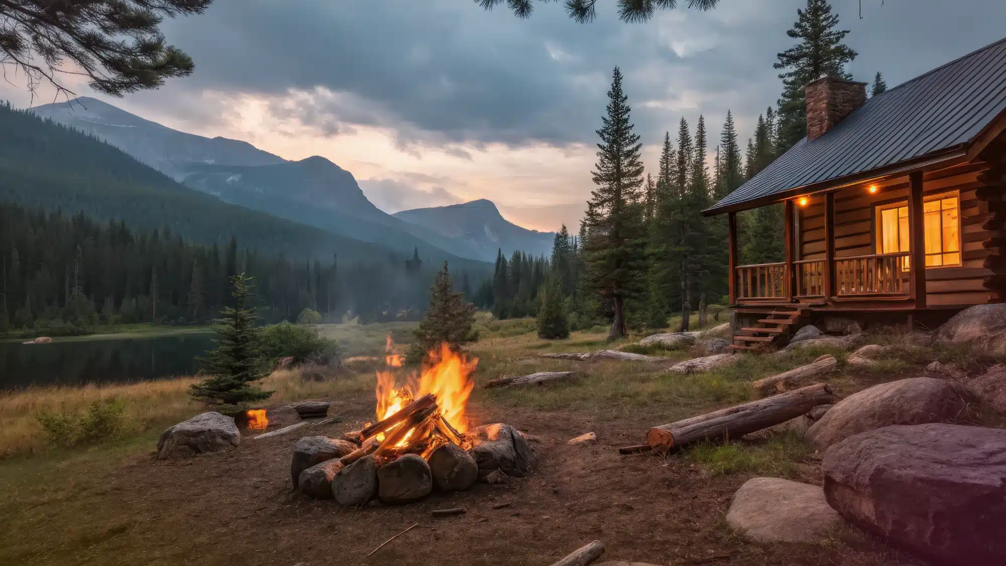 Cozy camping cabin with modern amenities surrounded by nature, enhancing outdoor experience and comfort