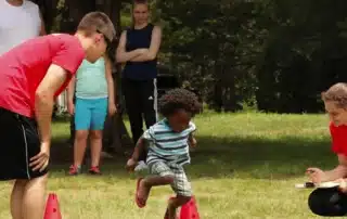 Family-friendly campgrounds in Connecticut offering outdoor activities such as hiking, fishing, swimming, and recreational programs for children and adults